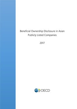 Beneficial Ownership Disclosure in Asian Publicly Listed Companies