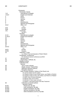 Library of Congress Classification