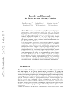 Locality and Singularity for Store-Atomic Memory Models