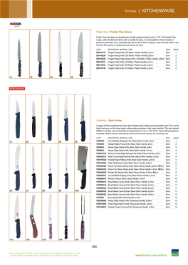 Knives | KITCHENWARE