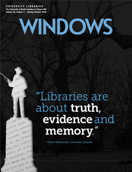 “Libraries Are About Truth, Evidence and Memory.”