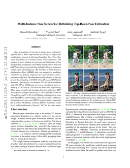 Multi-Hypothesis Pose Networks: Rethinking Top-Down Pose