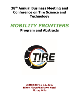 Mobility Frontiers