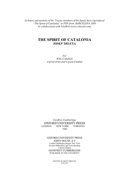The Spirit of Catalonia” in PDF Form
