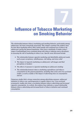 Influence of Tobacco Marketing on Smoking Behavior