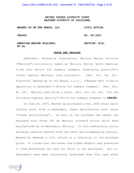 Case 2:08-Cv-03951-ILRL-ALC Document 75 Filed 09/27/10 Page 1 of 10