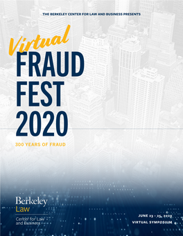 Virtualfraud FEST 2020 300 YEARS of FRAUD