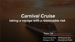 Carnival Cruise Lines (Covid 19 Issues)