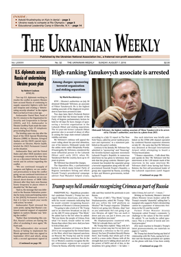 The Ukrainian Weekly, 2016