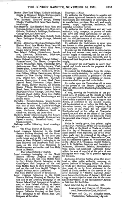 The London Gazette, November 26, 1901, 8195