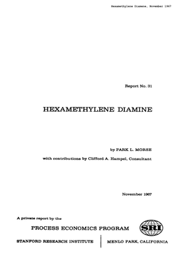 Hexamethylene Diamine