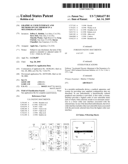 (12) United States Patent (10) Patent No.: US 7,560,637 B1 Robbin Et Al