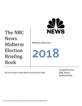 The NBC News Midterm Election Briefing Book