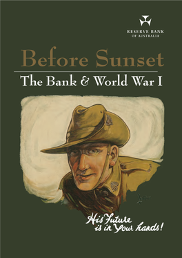 Before Sunset: the Bank & World War I