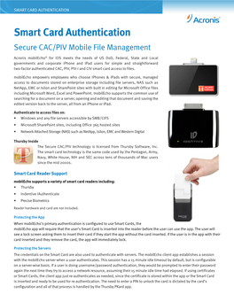 Smart Card Authentication