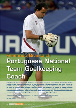 Portuguese National Team Goalkeeping Coach
