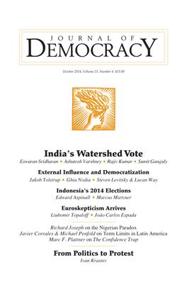 India's Watershed Vote