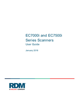 Ec7000i and Ec7500i Series Scanners User Guide