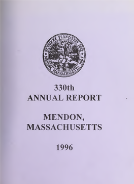 Annual Reports of the Town Officers Of