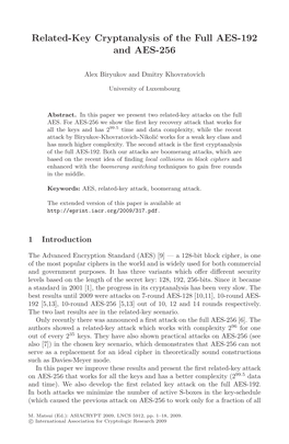 Related-Key Cryptanalysis of the Full AES-192 and AES-256