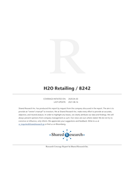 H2O Retailing / 8242