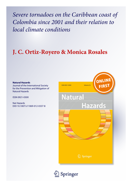 Severe Tornadoes on the Caribbean Coast of Colombia Since 2001 and Their Relation to Local Climate Conditions