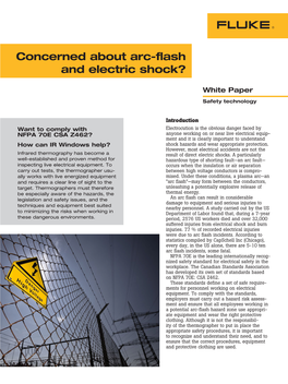 Concerned About Arc-Flash and Electric Shock?
