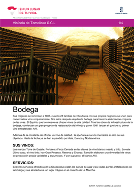 Descargar Guía De Viaje Bodega Vinícola De Tomelloso