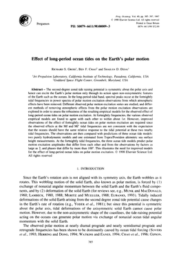 Effect of Long-Period Ocean Tides on the Earth's Polar Motion