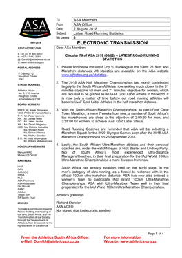 Electronic Transmission