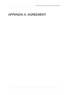 Appendix A: Agreement