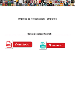 Impress Js Presentation Templates