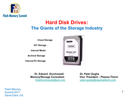 Hard Disk Drives: the Giants of the Storage Industry