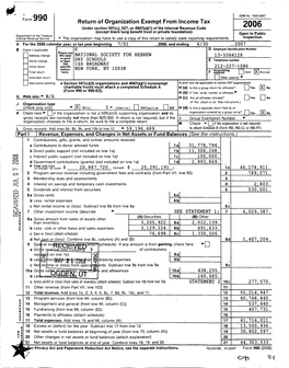 Return of Organization Exempt from Income Tax 2006