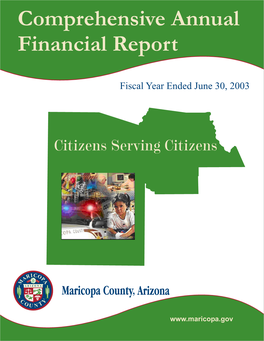 Maricopa County June 30, 2003 Financial Report