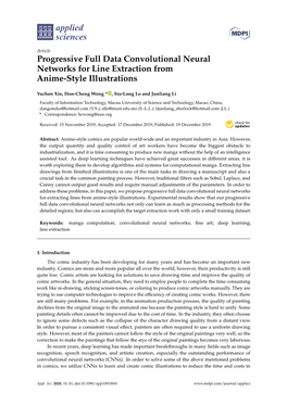 Progressive Full Data Convolutional Neural Networks for Line Extraction from Anime-Style Illustrations