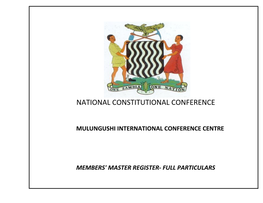 National Constitutional Conference