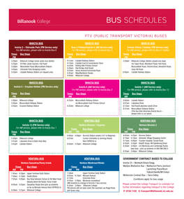 Bus Schedules