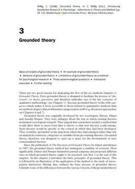 Grounded Theory