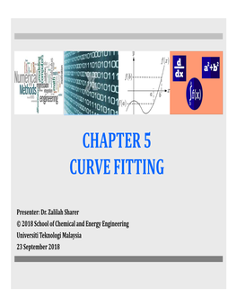 Chapter 5 Curve Fitting