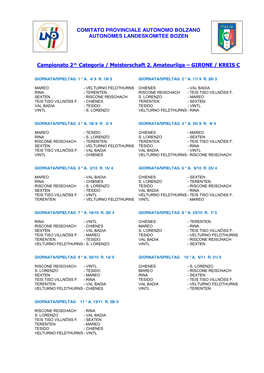 Comitato Provinciale Autonomo Bolzano Autonomes Landeskomitee Bozen