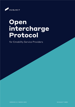 OICP Version 2.2 for Emobility Service Providers V002