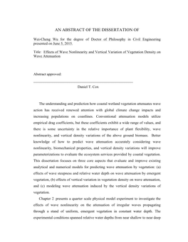 Effects of Wave Nonlinearity and Vertical Variation of Vegetation Density on Wave Attenuation