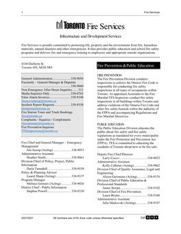 Fire Services Telephone Directory