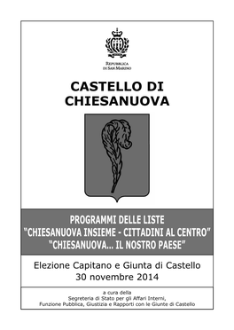 Castello Di Chiesanuova