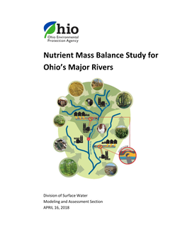 Nutrient Mass Balance Study for Ohio's Major Rivers