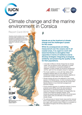 Climate Change and the Marine Environment in Corsica