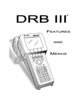 DRB III® Features & Menus