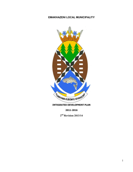 1 EMAKHAZENI LOCAL MUNICIPALITY 2 Revision 2013/14