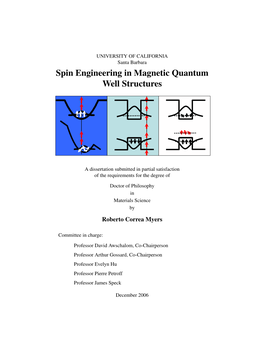 Spin Engineering in Magnetic Quantum Well Structures